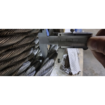 Трос Ø18мм 130м доп. лебедка 18NAT4V*39S+5FC2160 sZ(правая свивка) круп.плет. /XCMG RT70E