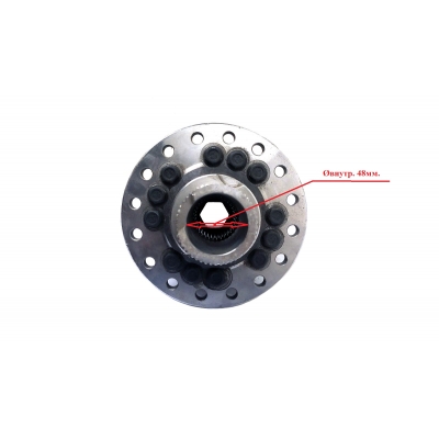 Дифференциал (межколесный) редуктора заднего моста 17*29 /Автокран KRAN 25K/