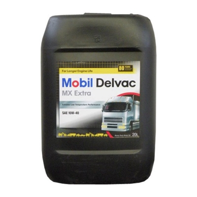 Mobil DELVAC  МХ  Extra 10w40  ( 20л) (1шт) масло мотор.,п/синт., для груз. автомоб. 152673
