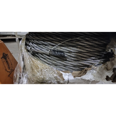 Трос Ø18 мм 200м осн. лебедка 18NAT4V*39S+5FC2160 sZ(правая свивка) круп.плет. /XCMG RT70E Трос Ø18 мм 200м осн. лебедка 18NAT4V*39S+5FC2160 sZ(правая свивка) круп.плет. /XCMG RT70E